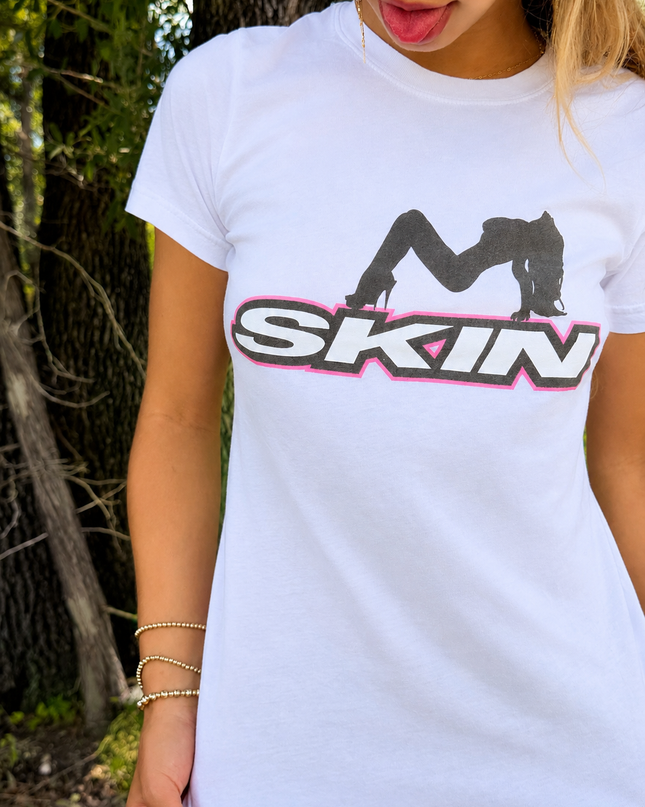 Women’s S/S Fitted Tee (Classic) | ICON - White