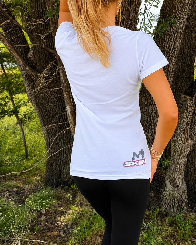 Women’s S/S Fitted Tee (Classic) | ICON - White