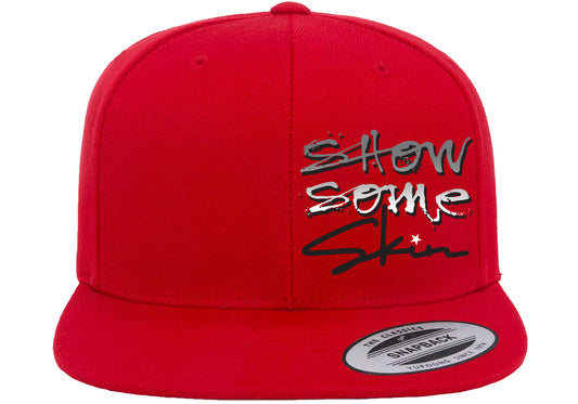 Headwear - Snapback 6 Panel - STACKERS (Red)