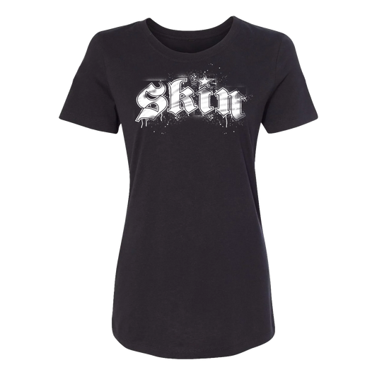 Womens Crew S/S Tee - STENCILA (Black)