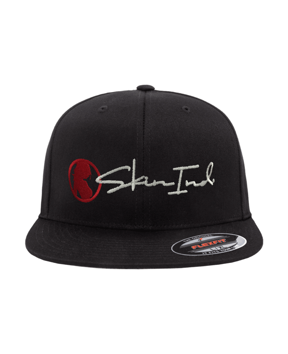 HEADWEAR - FLEXFIT® - TOKEN SCRIPT - BLACK