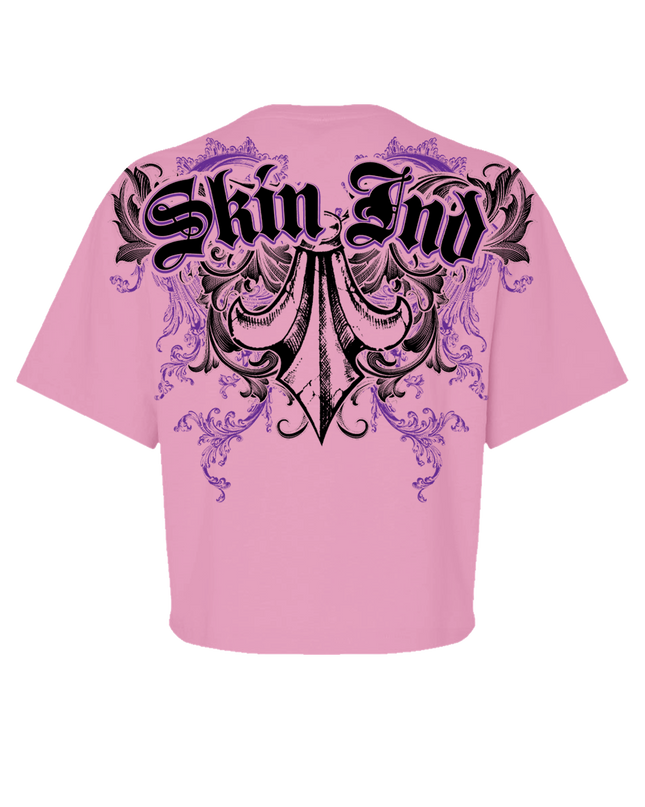Women’s S/S Baby Tee | MALICE - Black