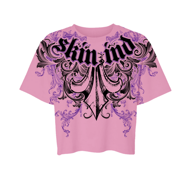 Women’s S/S Crop Tee | MALICE - Black