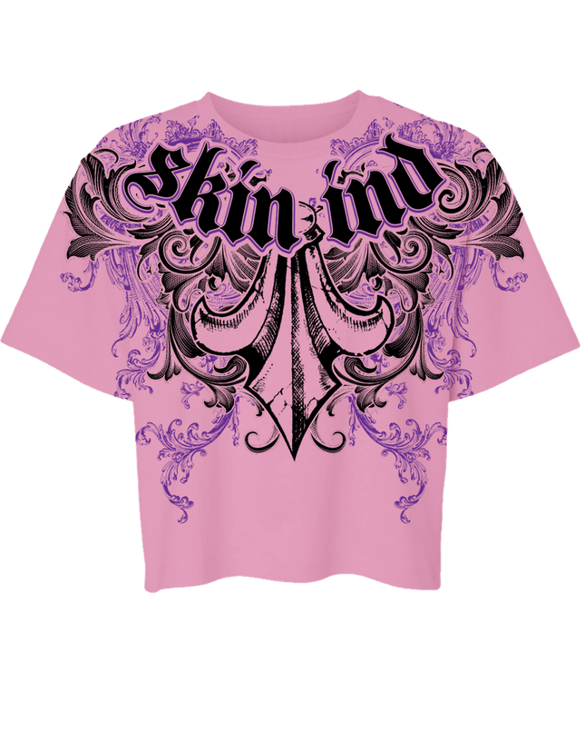 Women’s S/S Baby Tee | MALICE - Black