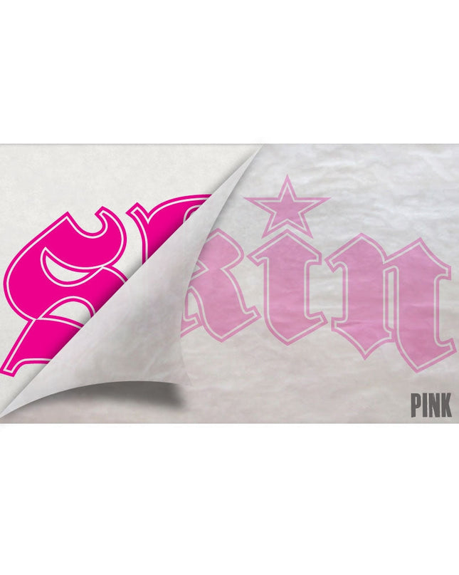 Gothic Die Cut Pink