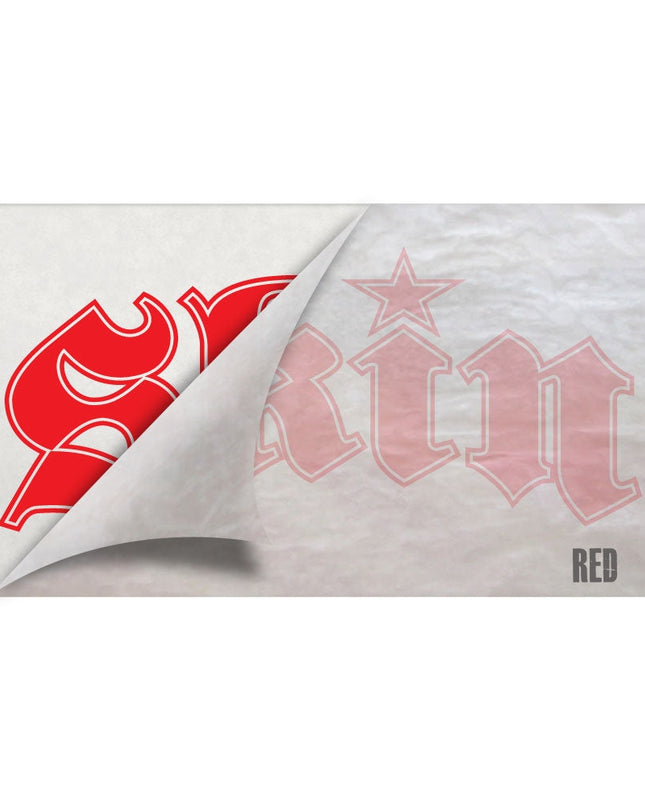 Gothic Die Cut Red