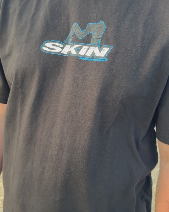 Men’s S/S Tee Premium | ICON -Black/Blue
