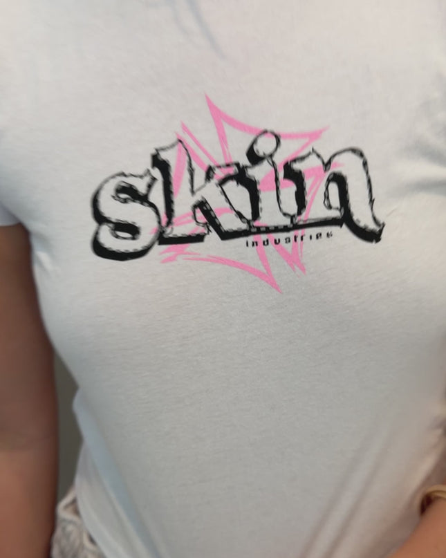 Women’s S/S Baby Tee | DERRY BERRY - White