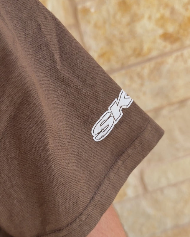 Men’s S/S Tee Premium | ICON -Brown